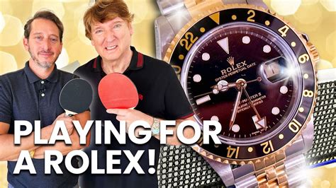 WINNING A ,000 ROLEX BY PLAYING PING PONG! 